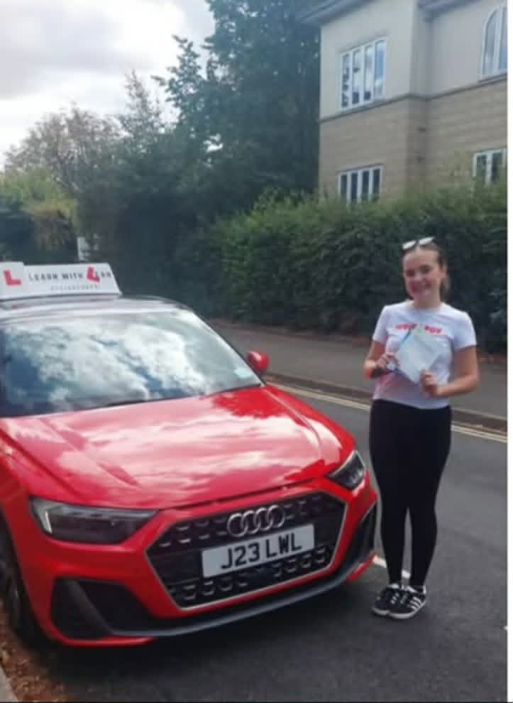 Driving test pass — Learn with Leah, manual driving lessons in Wallingford